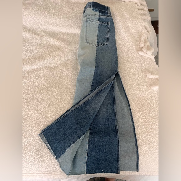 Zara Denim Maxi Skirt Size Small NWT - Picture 4 of 6